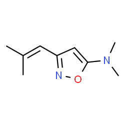 5-Isoxazolamine,N,N-dimethyl-3-(2-methyl-1-propenyl)-(9CI) picture
