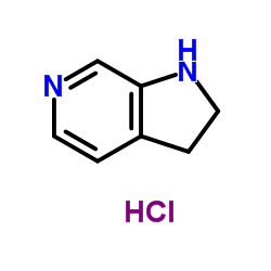 2,3-二氢-1H-吡咯并[2,3-c]吡啶盐酸盐结构式