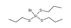 bromo-tris-propylsulfanyl-silane Structure