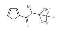 2-BROMO-4,4,4-TRIFLUORO-3,3-DIHYDROXY-1-(2-THIENYL)BUTAN-1-ONE picture