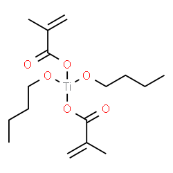 dibutoxybis(methacrylato)titanium结构式
