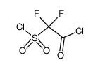 chlorosulfonyldifluoroacetylchloride Structure