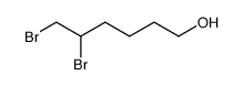 5,6-dibromohexan-1-ol结构式