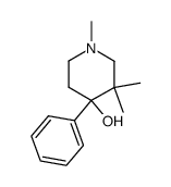 (+/-)-1,3,3-trimethyl-4-phenyl-4-piperidinol结构式