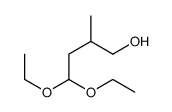 4,4-diethoxy-2-methylbutan-1-ol结构式