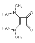 3,4-双二甲基氨基-3-环丁烯-1,2-二酮结构式