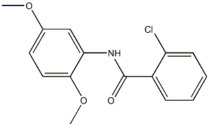 2-chloro-N-(2,5-dimethoxyphenyl)benzamide structure