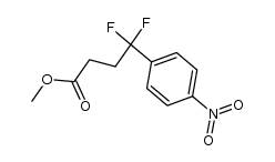 methyl 4,4-difluoro-4-(4-nitrophenyl)butanoate Structure