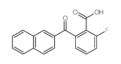 2-fluoro-6-(naphthalene-2-carbonyl)benzoic acid structure