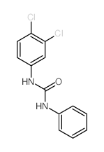 Urea,N-(3,4-dichlorophenyl)-N'-phenyl- Structure