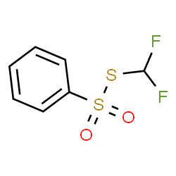 S-(Difluoromethyl) benzenesulfonothioate structure