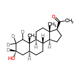 Allopregnanolone-d4 Structure