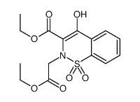 ethyl 2-(2-ethoxy-2-oxoethyl)-4-hydroxy-1,1-dioxo-1λ6,2-benzothiazine-3-carboxylate Structure