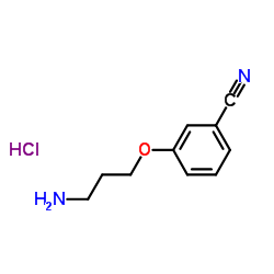 3-(3-Aminopropoxy)benzonitrile hydrochloride (1:1) Structure