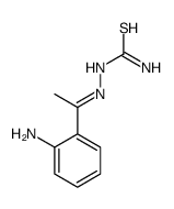 [1-(2-aminophenyl)ethylideneamino]thiourea Structure
