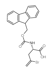Fmoc-L-2-Amino-4-bromo-4-pentenoic acid Structure
