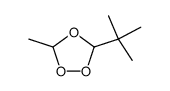 3-tert-butyl-5-methyl-[1,2,4]trioxolane结构式