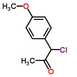 1-chloro-1-(4-methoxyphenyl)propan-2-one structure