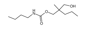 2-(Hydroxymethyl)-2-methylpentyl=butylcarbamate结构式