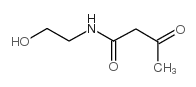 N-(2-Hydroxyethyl)-3-oxobutanamide Structure