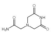 1-Piperazineacetamide,3,5-dioxo-(8CI,9CI) Structure