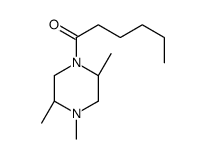 1-[(2S,5R)-2,4,5-trimethylpiperazin-1-yl]hexan-1-one Structure