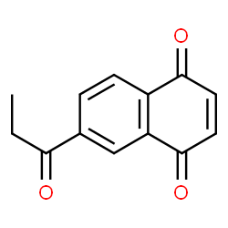 1,4-Naphthalenedione, 6-(1-oxopropyl)- (9CI) Structure
