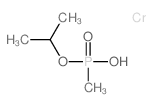 Phosphonic acid,methyl-, mono(1-methylethyl) ester, chromium(3+) salt (9CI)结构式