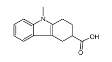 9-methyl-1,2,3,4-tetrahydrocarbazole-3-carboxylic acid Structure