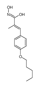 2-(p-Pentoxybenzylidene)propanehydroxamic acid structure