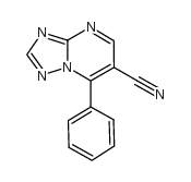 7-苯基-[1,2,4]噻唑并[1,5-a]嘧啶-6-甲腈结构式