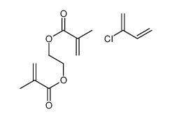 2-chlorobuta-1,3-diene,2-(2-methylprop-2-enoyloxy)ethyl 2-methylprop-2-enoate Structure