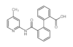 [1,1'-Biphenyl]-2-carboxylicacid, 2'-[[(4-methyl-2-pyridinyl)amino]carbonyl]- picture