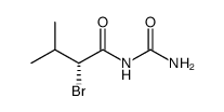 (R)-2-Bromoisovalerylurea Structure