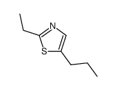 2-Ethyl-5-propylthiazole结构式