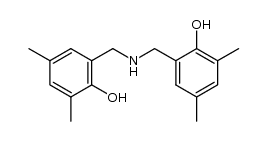 4,6,4',6'-tetramethyl-2,2'-(2-aza-propanediyl)-di-phenol Structure