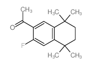 Ethanone,1-(3-fluoro-5,6,7,8-tetrahydro-5,5,8,8-tetramethyl-2-naphthalenyl)- Structure
