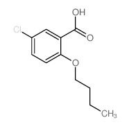 2-Butoxy-5-chlorobenzoic acid structure