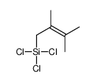 trichloro(2,3-dimethylbut-2-enyl)silane结构式