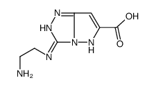 1H-Pyrazolo[5,1-c]-1,2,4-triazole-6-carboxylicacid,3-[(2-aminoethyl)amino]- structure