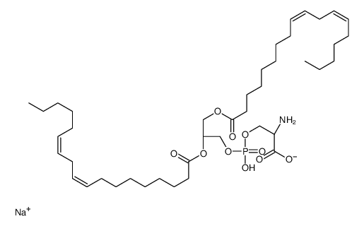1,2-二亚油酰基-sn-甘油-3-磷酸-L-丝氨酸(钠盐)图片