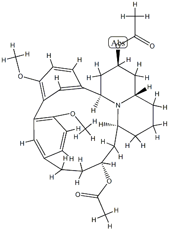 (12R)-Lythrancane-8α,12-diol diacetate structure