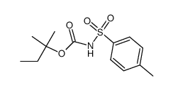 N-Tosylcarbamic acid tert-pentyl ester结构式
