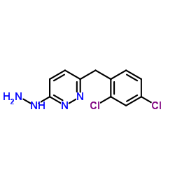 3-(2,4-Dichlorobenzyl)-6-hydrazinopyridazine结构式