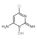 6-amino-4-chloro-2-imino-2h-pyrimidin-1-ol Structure