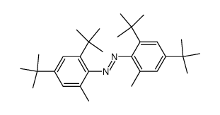 2,2',4,4'-Tetrabutyl-6,6'-dimethylazobenzene Structure