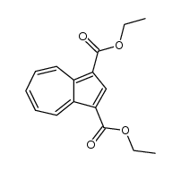 diethyl (azulene)-1,3-dicarboxylate结构式