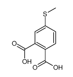 4-methylsulfanylphthalic acid结构式