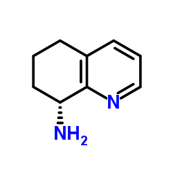 (8R)-5,6,7,8-四氢-8-氨基喹啉结构式