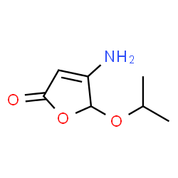 2(5H)-Furanone, 4-amino-5-(1-methylethoxy)- (9CI)结构式